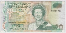 Neuseeland 20 Dollar 1992