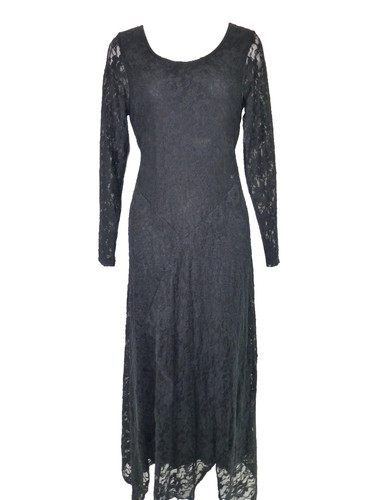 Abendkleid cream schwarz - abendkleid, m