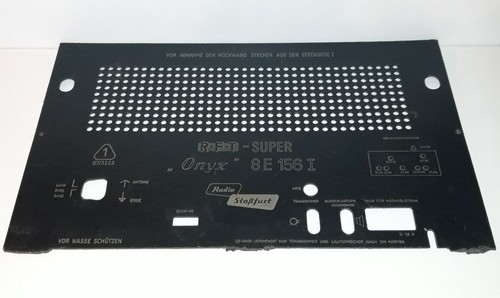 Rückwand aus radio staßfurt - rückwand,