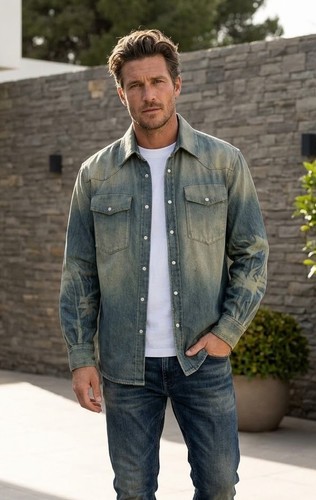Palm angels oversized denim - palm,
