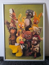 Poster Rarität DDR Kinderfernsehen Pittiplatsch,Mischka -offset