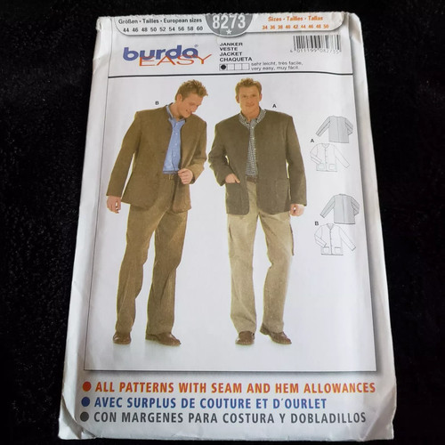 Schnittmuster burda 8273 - schnittmuster,
