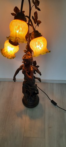 Jugendstil tischlampe art - jugendstil, (art