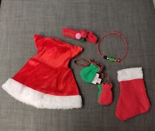 ? Baby Born Kleidung Set Weihnachten Kleid Kette Handschuhe Nikolaus Socke Fest