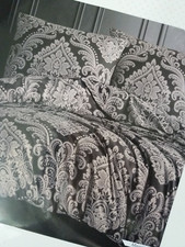 4tlg Barock Bettwäsche Ornamente Grau Versace Look Bettbezug Rokoko