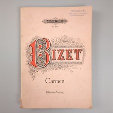 Bizet Carmen Klavier Auszug