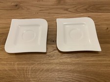 Ritzenhoff & Breker VIA Espresso Untertassen Porzellan Serie Melodie 2-tlg.