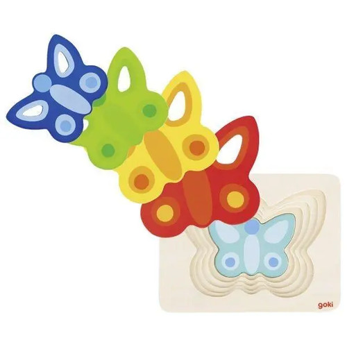 Schichtenpuzzle schmetterling - schichtenpuzzle,