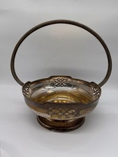 Antike Silberkorb mit