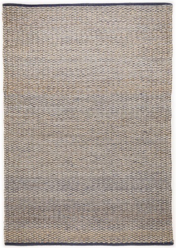 Handwebteppich jeans jute - jeans,