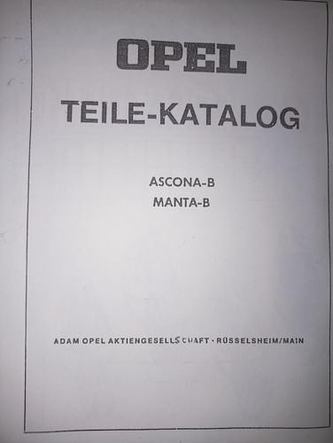 Opel manta ascona b - opel,