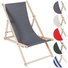Strandliege holz liegestuhl - strandliege,