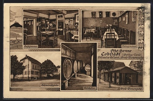 Cobstädt gotha land - ak, /gotha-land