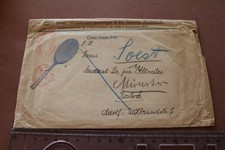 alter Umschlag an Stadtrat von Carl Graf Rostock - Hoflieferant Herrengarderobeg