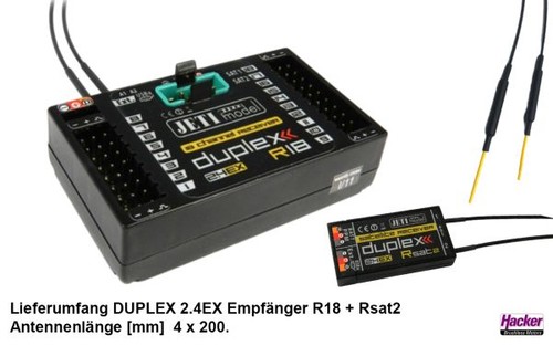 Jeti duplex empfänger r18 - jeti,