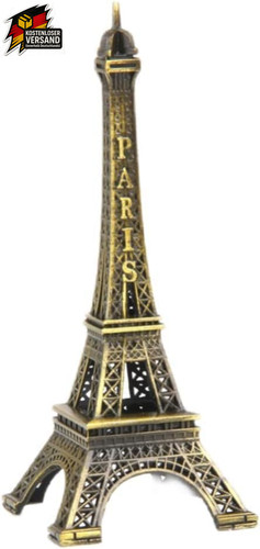 Goldene eiffelturm statue - goldene, eiffelturm-statue