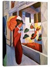 Leinwandbild Hutladen - August