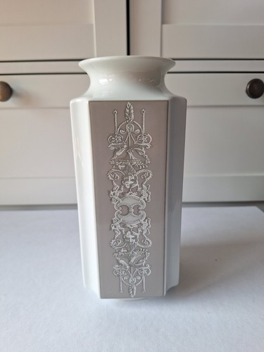 Vase weiß grau rosenthal - vase,