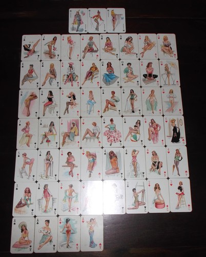 Playing cards 50er mit - 40-50er, pin