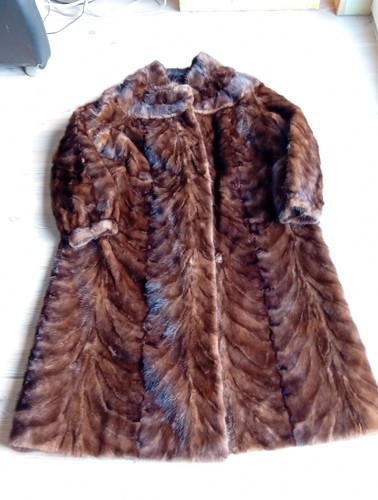 Original vintage pelzmantel - vintage,