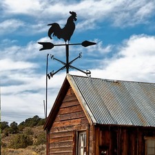 Retro Cock Shape Weathervane