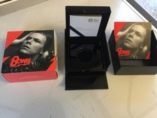 ROYAL MINT LEERES BOWIE-UNZEN-MÜNZETUI MIT KAPSEL. KEINE MÜNZE.