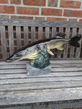 Porzellan Fisch Skulptur