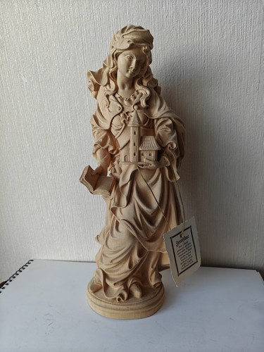 Holzfigur handgefertigt frau - handgefertigt,