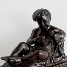 Bronze Putto flämisch um 1700