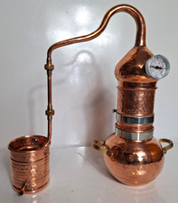 Gebrauchte Dr. Richter Kolonnenbrennerei Kupfer 1 L  - Destille ätherische Öle