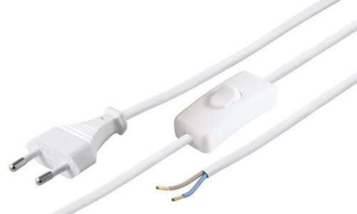 Euro netzkabel mit schalter - mit,