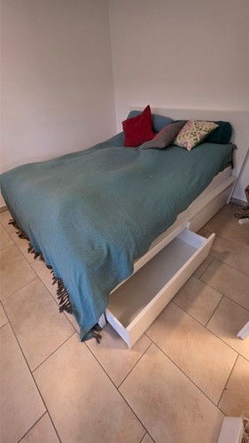 Ikea doppelbett malm neuwertig - ikea-doppelbett,