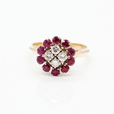 Rubin Brillant Ring in