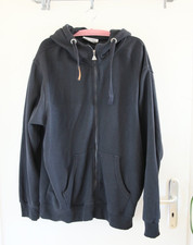 Weste / Hoodie • mit Reißverschluss • schwarz • Langarm