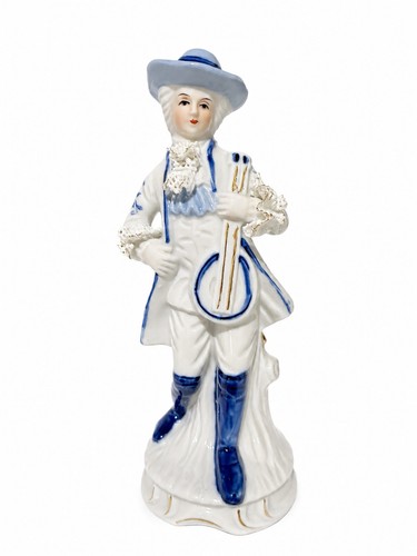 Vintage porcelain musician - vintage,