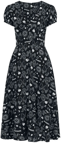 Hell bunny langes kleid - bunny,