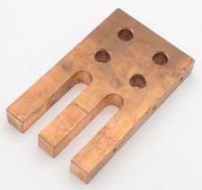 Kupferblock Kupferplatte CU-Block Kupfer Block Platte Flach 150x90x20 mm 6x M5