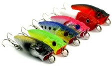 Wobbler Köder Set 6 Barsch Forelle Hecht Zander Kunstköder Raubfisch Angeln