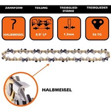 Sägekette Schneidezahn 3/8