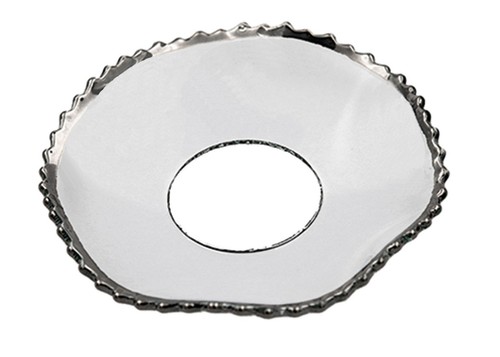 Glas kerzenmanschette gezackt - glas-kerzenmanschette,