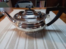 Teekanne, versilbert, englisch