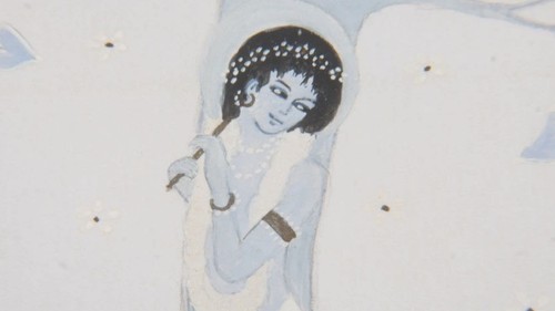 Krishna gouache paar 1991 - krishna,