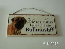 Türschild Bullmastiff