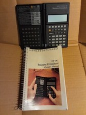 Hewlett-Packard HP 18C Business Consultant Taschenrechner + MANUELL - UNGETESTET.