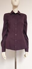 GUCCI Damen Baumwollbluse Farbe  Pflaume  Gr.  IT 44 / (DE 38)