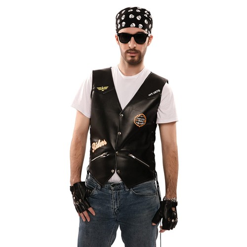 Biker kostüm motorradfahrer - kostüm,
