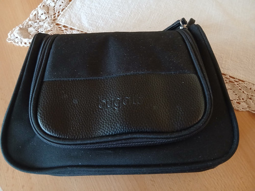 Schwarze kulturtasche - kulturtasche, v
