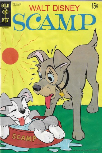Scamp gold key comics - gold,