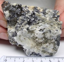 GALENIT mit SPHALERIT Steinbruch Burgk Schleiz Thüringen 6,2 x 5,7CM !!!