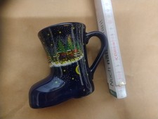 2 Stück Weihnachtstassen  Stiefel & Weihnachtsmann Neu!